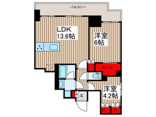 コンフォリア日暮里の物件間取画像